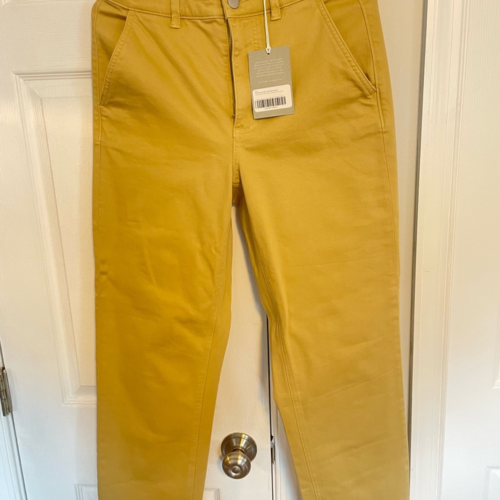 Everlane cropped pants.